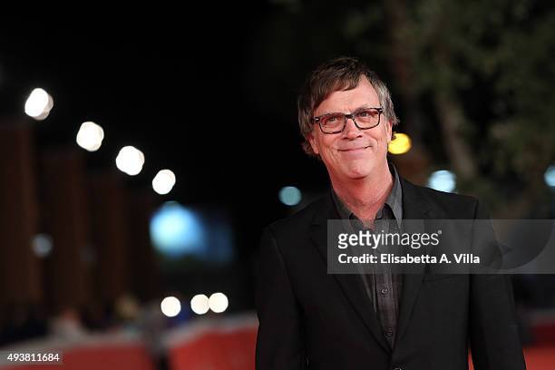 Director Todd Haynes walks the red carpet for 'Carol' during the 10th Rome Film Fest at Auditorium Parco Della Musica on October 22, 2015 in Rome,...