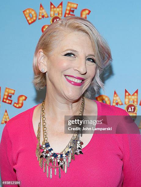 Lisa Lampanelli attends Dames At Sea" Opening Night at Helen Hayes Theatre on October 22, 2015 in New York City.