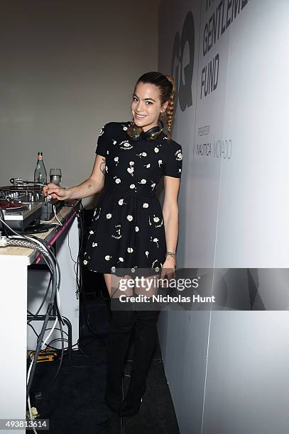 Chelsea Leyland attends the GQ Gentlemen's Fund cocktail reception + awards ceremony at The Gent on October 22, 2015 in New York City.
