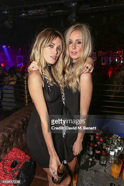Kara Rose Marshall and Diana Vickers attends Seventh Man Magazine's fifth birthday and issue 10 launch party at Tape London on October 22, 2015 in...