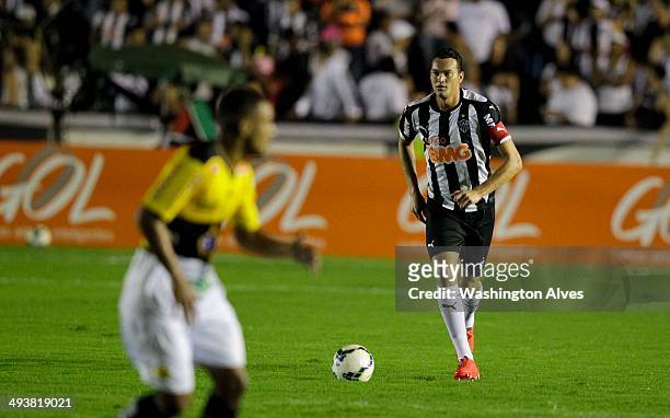Rever of Atletico MG in action during a match between Atletico MG and Criciuma as part of Brasileirao Series A 2014 at Joao Lamego Stadium on May 25,...