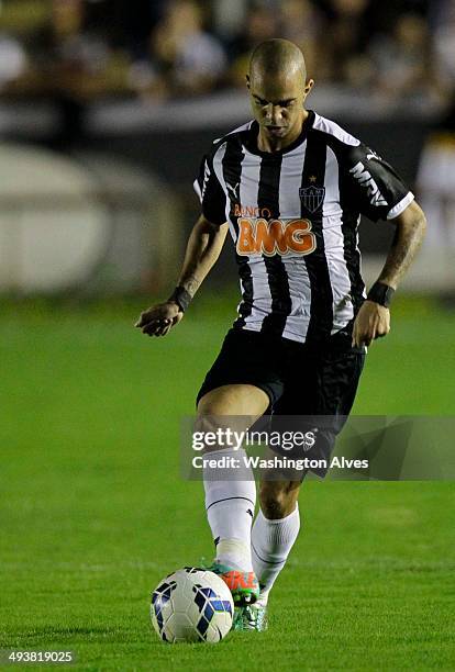 Diego Diego Tardelli of Atletico MG in action during a match between Atletico MG and Criciuma as part of Brasileirao Series A 2014 at Joao Lamego...