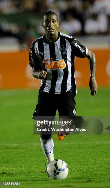 Emerson Conceicao of Atletico MG in action during a match between Atletico MG and Criciuma as part of Brasileirao Series A 2014 at Joao Lamego...