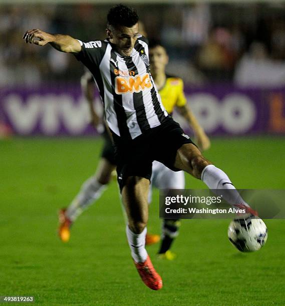 Jesus Datolo of Atletico MG in action during a match between Atletico MG and Criciuma as part of Brasileirao Series A 2014 at Joao Lamego Stadium on...