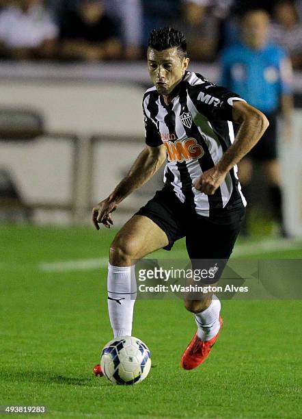 Jesus Datolo of Atletico MG in action during a match between Atletico MG and Criciuma as part of Brasileirao Series A 2014 at Joao Lamego Stadium on...