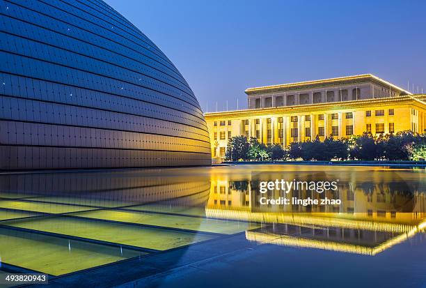 The National Grand Theatre, also known as Beijing National Center for the Performing Arts.