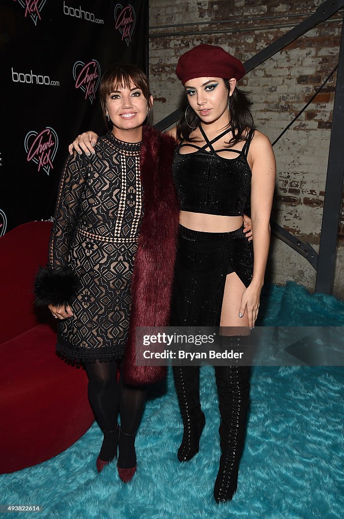 CEO of Boohoo, Carol Kane and singer-songwriter Charli XCX attend the ...