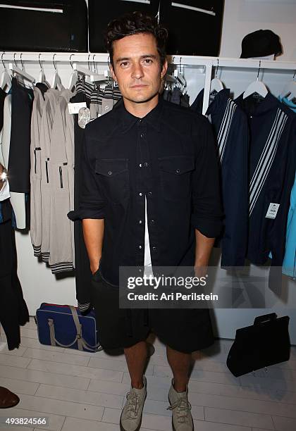 Actor Orlando Bloom attends the launch of Laird Apparel by Laird Hamilton at Ron Robinson on October 22, 2015 in Santa Monica, California.