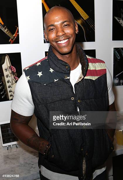 Actor Mehcad Brooks attends the launch of Laird Apparel by Laird Hamilton at Ron Robinson on October 22, 2015 in Santa Monica, California.