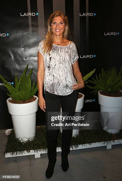 Professional volleyball player Gabrielle Reece attends the launch of Laird Apparel by Laird Hamilton at Ron Robinson on October 22, 2015 in Santa...