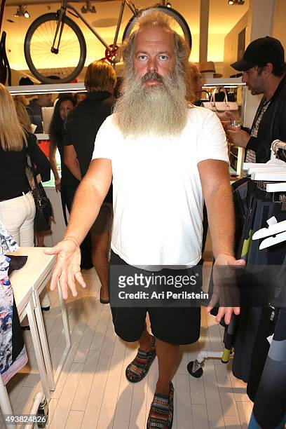 Record producer Rick Rubin attends the launch of Laird Apparel by Laird Hamilton at Ron Robinson on October 22, 2015 in Santa Monica, California.