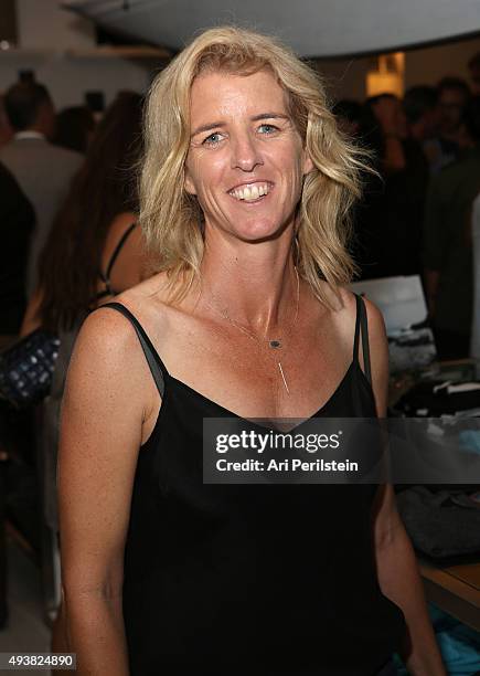Documentary filmmaker Rory Kennedy attends the launch of Laird Apparel by Laird Hamilton at Ron Robinson on October 22, 2015 in Santa Monica,...