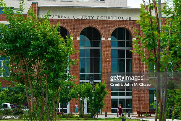 fairfax county courthouse - fairfax court house stock pictures, royalty-free photos & images
