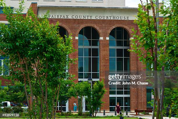 fairfax county courthouse - fairfax stock pictures, royalty-free photos & images