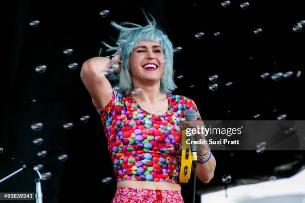 Emily Nokes of Tacocat performs at the Sasquatch Music Festival at The Gorge on May 25, 2014 in George, Washington.