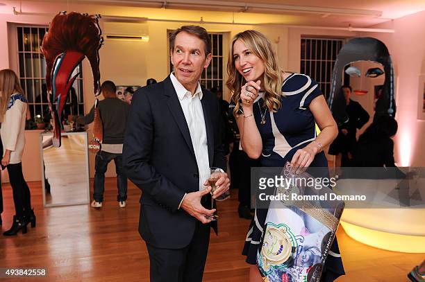 Jeff Koons and Alison Brokaw attend Gus + Al Party Launching #yes Collection including Jeff Koons Limited Edition Collaboration on October 22, 2015...