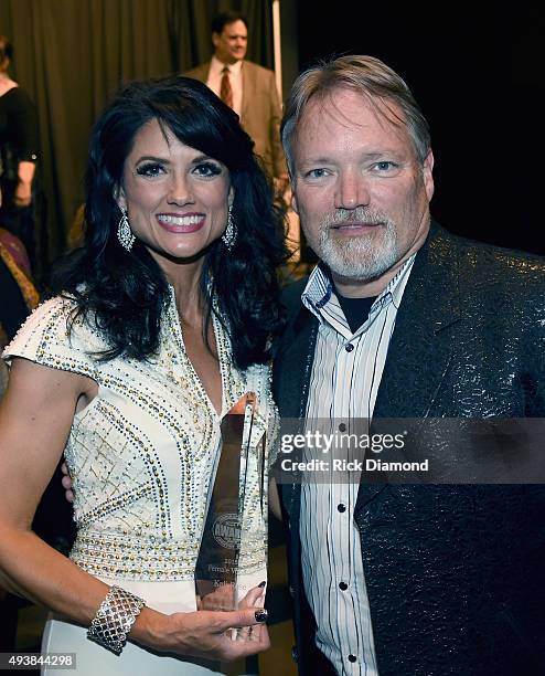 Kali Rose and John Berry attend the ICM - Inspirational Country Awards 2015 at Cornerstone Church on October 22, 2015 in Nashville, Tennessee.