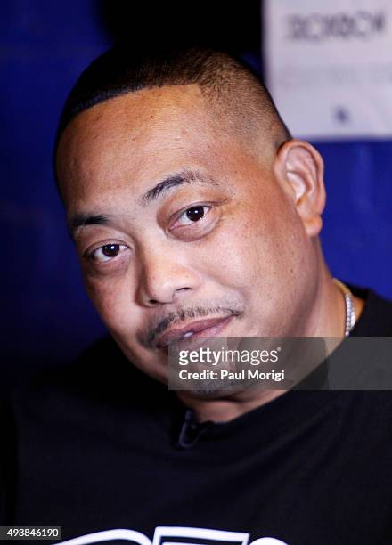 Fresh Kid Ice of 2 Live Crew backstage at Rock The Vote's #TBT 25th Anniversary Concert at The Black Cat on October 22, 2015 in Washington, DC.
