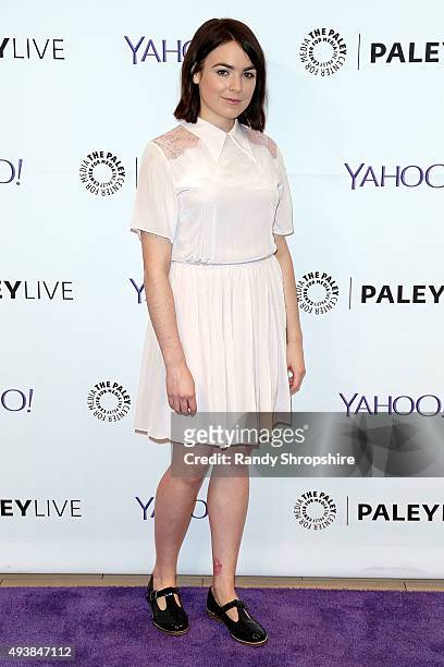 Actress Emily Barclay attends the screening of "Please Like Me" at The Paley Center for Media on October 22, 2015 in Beverly Hills, California.