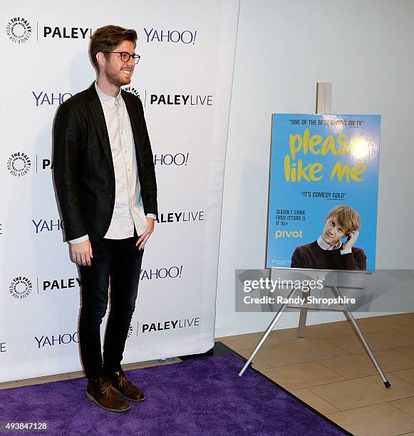 Actor/Writer Thomas Ward attends the screening of "Please Like Me" at The Paley Center for Media on October 22, 2015 in Beverly Hills, California.