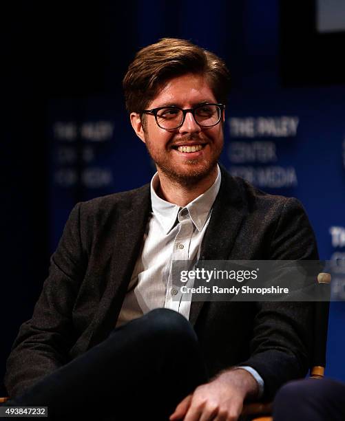 Writer/actor Thomas Ward attends the discussion panel for "Please Like Me" at The Paley Center for Media on October 22, 2015 in Beverly Hills,...