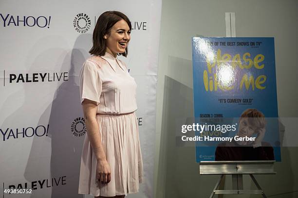 Emily Barclay attends the Paley Center for Media on October 22, 2015 in Beverly Hills, California.