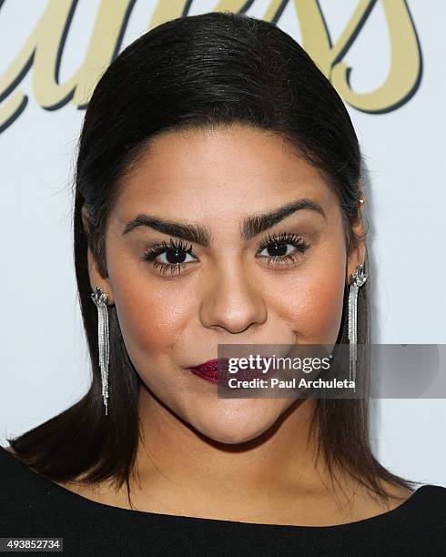 Actress Jessica Marie Garcia attends Latina Magazine's "Hot List" party at The London West Hollywood on October 6, 2015 in West Hollywood, California.