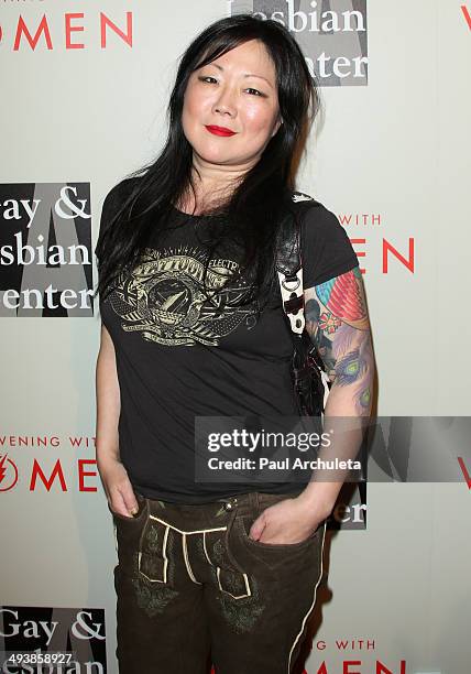 Actress / Comedian Margaret Cho attends the L.A. Gay & Lesbian Center's 2014 An Evening With Women at The Beverly Hilton Hotel on May 10, 2014 in...