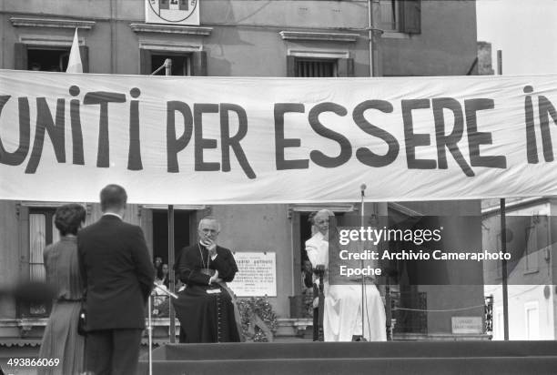 Pope John Paul II visits Venice and Mestre, 1985.