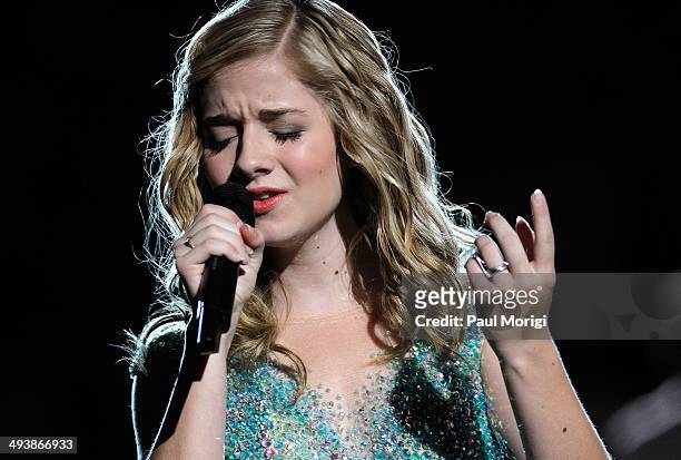 Jackie Evancho performs at the 25th National Memorial Day Concert at U.S. Capitol, West Lawn on May 25, 2014 in Washington, DC.