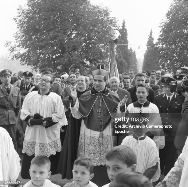 Thanksgiving Rite for the election of Roncalli in Sotto il Monte 1958.