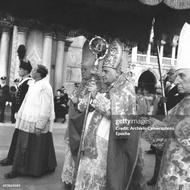 Cardinal Roncalli Patriarch of Venice.