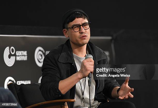 Director Burhan Qurbani during a Q&A following the L.A. Premiere of 'We are young. We are stong." at the 9th annual German Currents Festival of...