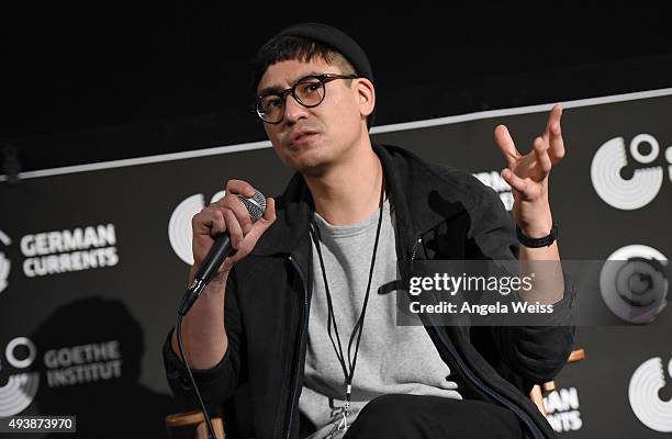 Director Burhan Qurbani during a Q&A following the L.A. Premiere of 'We are young. We are stong." at the 9th annual German Currents Festival of...