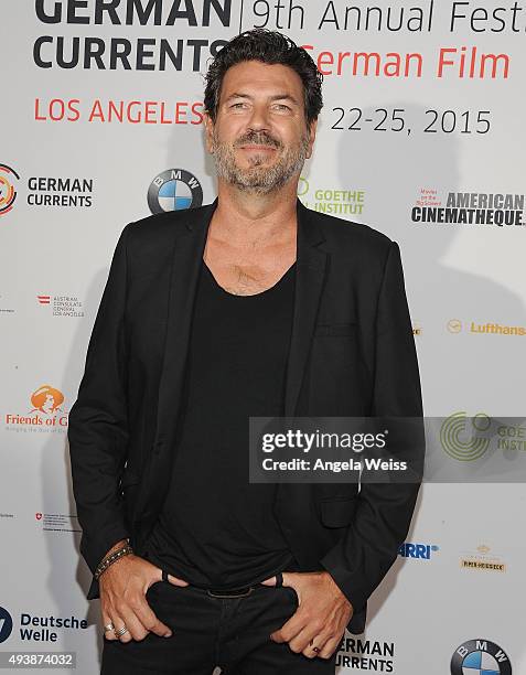 Composer Nicolas Neidhardt attends the 9th annual German Currents Festival of German Film - opening night red carpet gala at the Egyptian Theatre on...