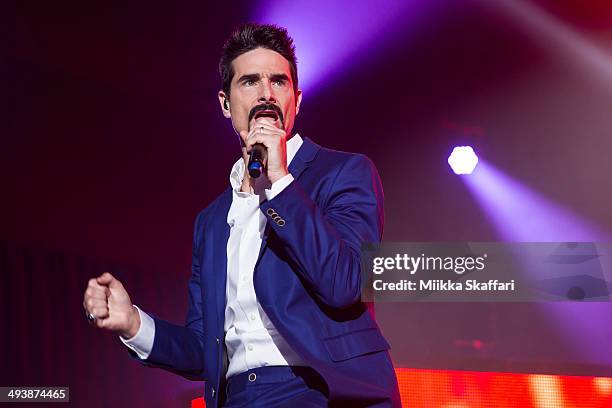 Kevin Richardson of Back Street Boys is performing at Shoreline Amphitheatre on May 25, 2014 in Mountain View, California.