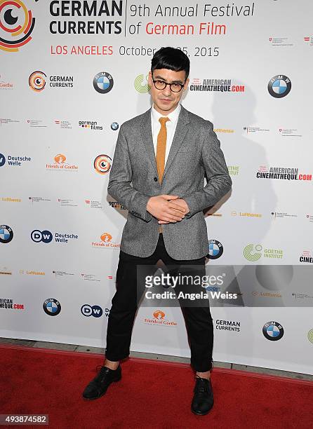 Director Burhan Qurbani attends the 9th annual German Currents Festival of German Film - opening night red carpet gala at the Egyptian Theatre on...