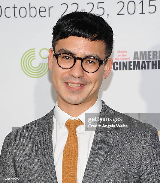 Director Burhan Qurbani attends the 9th annual German Currents Festival of German Film - opening night red carpet gala at the Egyptian Theatre on...