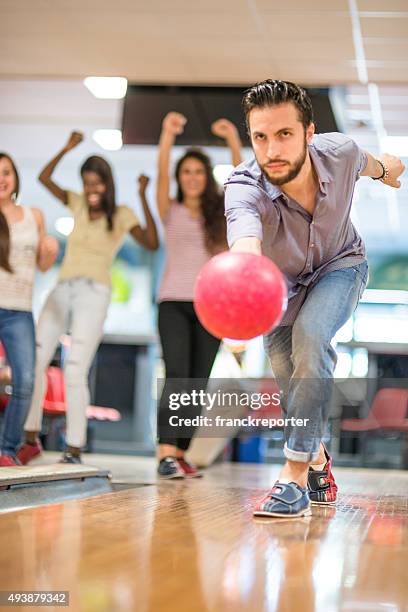 playing bowling , happiness players - the inspiration awards for women inside stock pictures, royalty-free photos & images