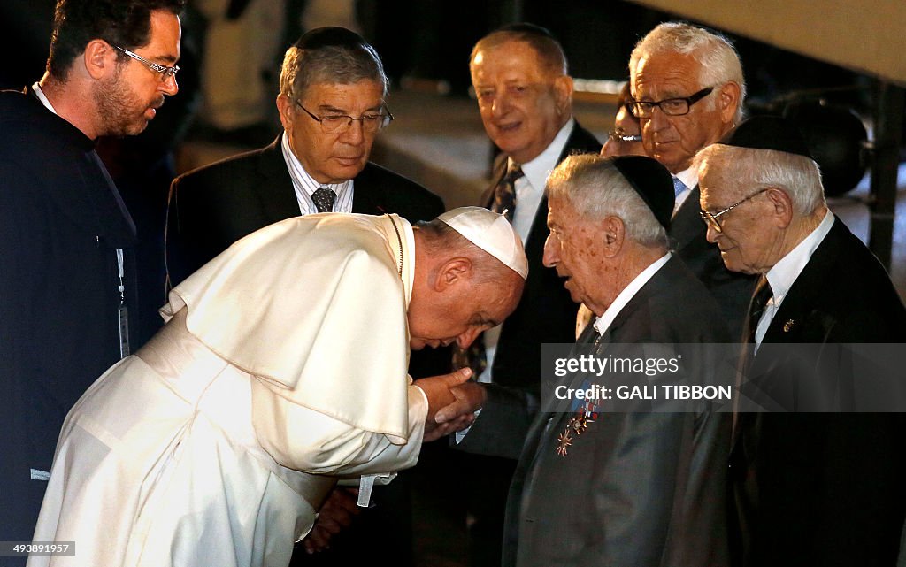 ISRAEL-PALESTINIAN-VATICAN-RELIGION-POPE-HOLOCAUST