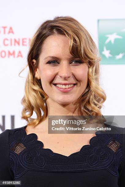 Elena Radonicich attends a photocall for 'Alaska' during the 10th Rome Film Fest on October 23, 2015 in Rome, Italy.