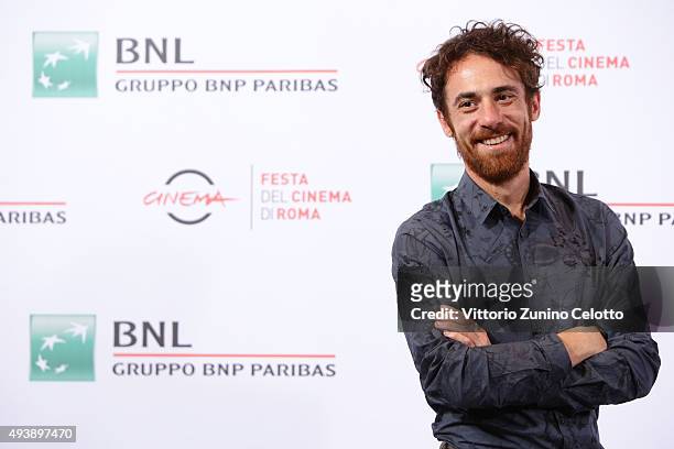 Elio Germano attends a photocall for 'Alaska' during the 10th Rome Film Fest on October 23, 2015 in Rome, Italy.