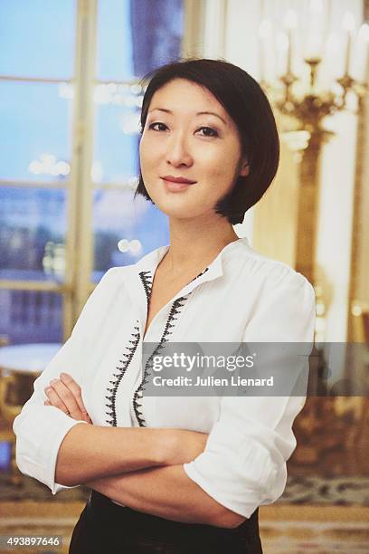 Minister of culture Fleur Pellerin is photographed for Le Film Francais on October 14, 2015 in Paris, France.