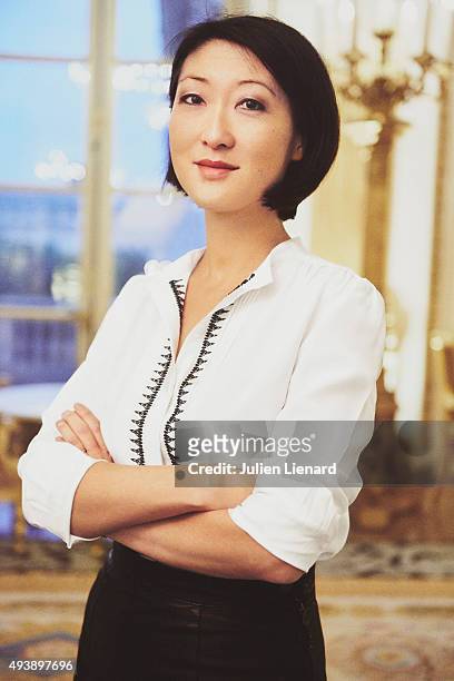 Minister of culture Fleur Pellerin is photographed for Le Film Francais on October 14, 2015 in Paris, France.