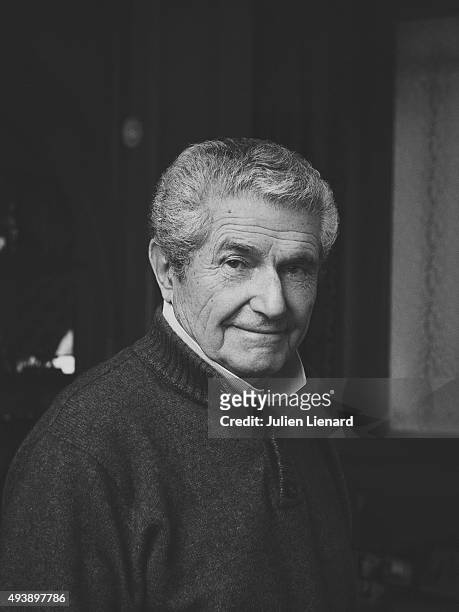 Director Claude Lelouch is photographed for Le Film Francais on October 19, 2015 in Paris, France.