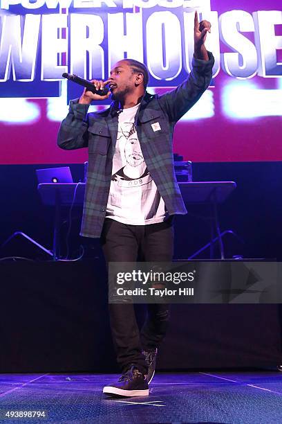 Rapper Kendrick Lamar performs during the 2015 Power 105.1 Powerhouse concert at Barclays Center on October 22, 2015 in New York City.