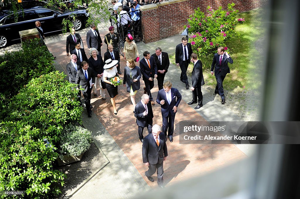 King Willem-Alexander And Queen Maxima Of The Netherlands Visit Lower-Saxony