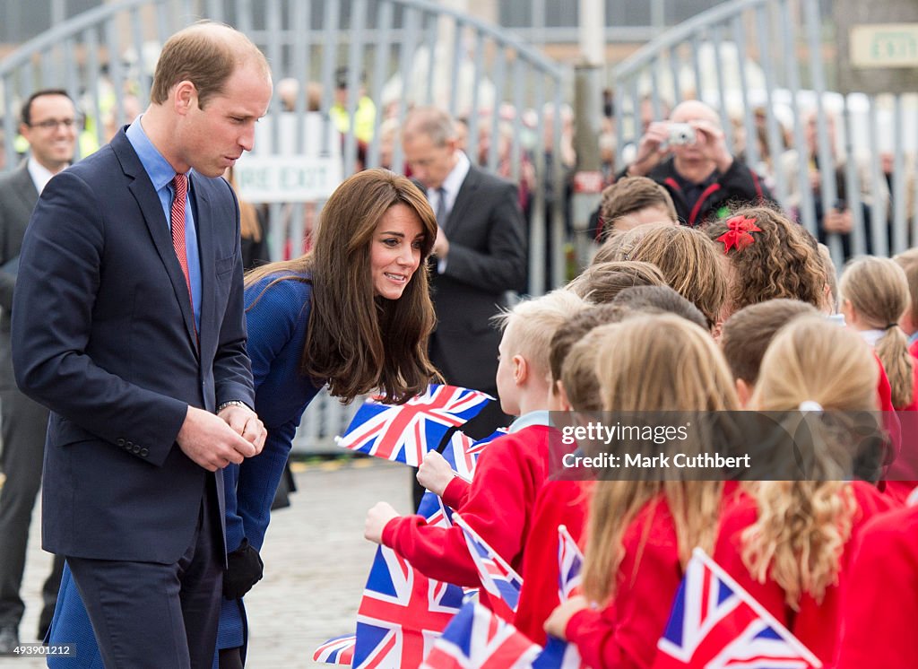 The Duke And Duchess Of Cambridge Visit Dundee