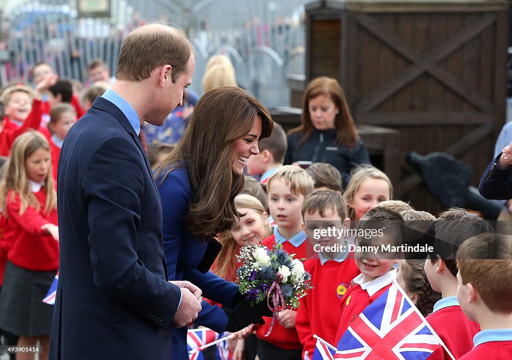 The Duke And Duchess Of Cambridge Visit Dundee