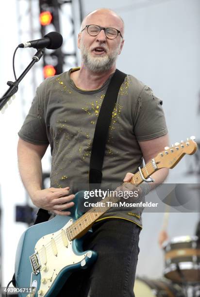 Bob Mould performs during the Saquatch! Music Festival at the Gorge Amphitheater on May 25, 2014 in George, Washington.